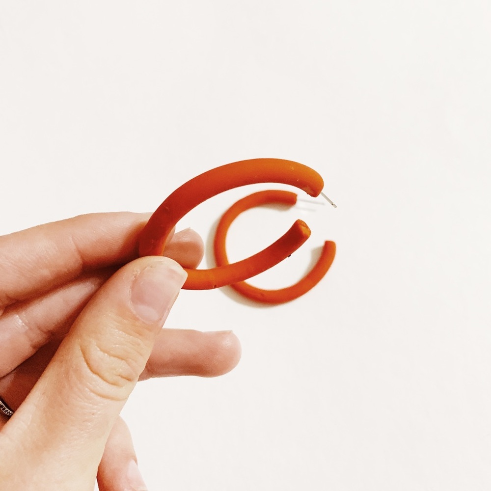 Clay earrings